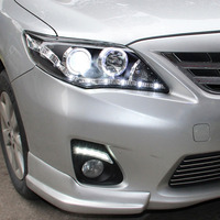 Luces diurnas DRL antiniebla, luz diurna, intermitente, amarillo, para Toyota Corolla 2011 2012 2013, 1 par