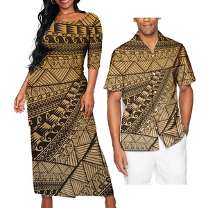 Estampado a pedido, estampado tribal polinesio, trajes a juego <span class=keywords><strong>para</strong></span> la familia, <span class=keywords><strong>ropa</strong></span> <span class=keywords><strong>de</strong></span> pareja, conjunto Samoan Puletasi y camisas <span class=keywords><strong>de</strong></span> talla grande <span class=keywords><strong>para</strong></span> <span class=keywords><strong>hombre</strong></span> - Product Image 1