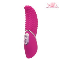 Exzellenter Zungenvibrator aus Silikon und ABS, wasserdicht, 7 Geschwindigkeiten, persönlicher Massager, Multi-Modus-Stimulator für Frauen.