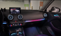 ICarsin - Décoration améliorée - Éclairage ambiant LED pour l'intérieur de la voiture - Décoration pour Audi A3/S3/RS3 2013-2020 - Pièces de garniture - Accessoires