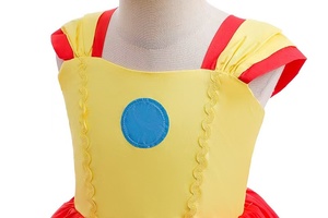 Vestido de Princesa de Fantasía para Niñas, Disfraz de Elsa, <span class=keywords><strong>Anna</strong></span>, Blancanieves, para Cosplay, Fiesta de Cumpleaños, Poliéster - Product Image 5