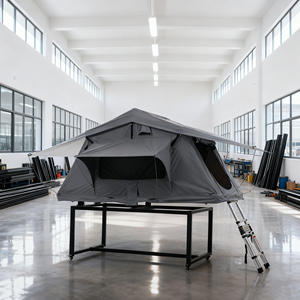 Tente de <span class=keywords><strong>camping</strong></span> pour 3-4 personnes sur le toit de la voiture, protection solaire, revêtement <span class=keywords><strong>en</strong></span> PU Oxford imperméable, 240x160x126cm - Product Image 1