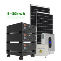 Système solaire complet à prix d'usine 5 kW 10 kW 15 kW 30 kW pour le stockage d'énergie domestique