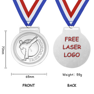 Médailles commémoratives portables en or, argent et bronze pour les compétitions de Taekwondo, les événements sportifs et les récompenses professionnelles - Product Image 6