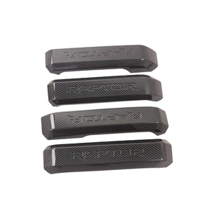 WZXD 2020 Accessories for F150 Carbon Inner <b>Door</b> Handle Cover <b>Trim</b> - Product Image 1