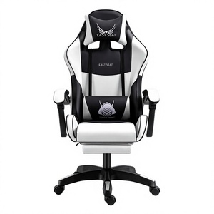 Sedia da Gaming Ergonomica in Pelle PU <span class=keywords><strong>per</strong></span> Computer e Ufficio, Design Tradizionale Reclinabile con Braccioli - Product Image 1