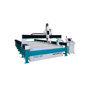 2*6 m Kích thước lớn Granite lát đá cẩm thạch CNC cắt với AC 5 trục máy bay phản lực nước Cutter