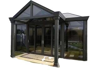 Véranda en verre élégante avec toit en pente <span class=keywords><strong>pour</strong></span> jardin - Product Image 2