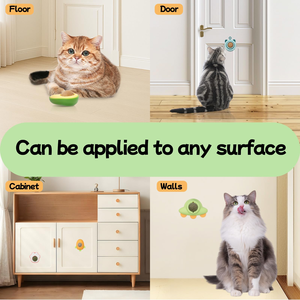 Jouets durables pour animaux de compagnie : Balle rotative murale à l'herbe à chat, herbe à chat naturelle pour chats, jouet à l'herbe à chat en forme de souris pour le jeu et le nettoyage des dents. - Product Image 4