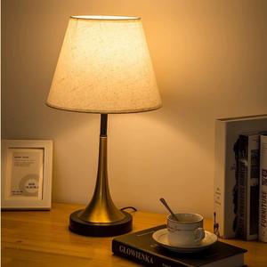 LED Simple Personalized <b>Table</b> Lamp for Bedroom Hotels & Guesthouses Dimmable with Remote Control Warm Light for Baby Feeding - Product Image 1