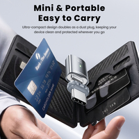 Adaptateur USB C magnétique Toocki, charge instantanée, fonctionnement à une main, connecteur Type C pour téléphone portable, ordinateur portable