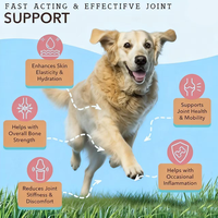 Complément alimentaire pour animaux de compagnie Multi Benefit Care Collagen, comprimés à mâcher souples, peptides, huile de foie de morue, cartilage, supplément pour les hanches et les articulations pour chiens