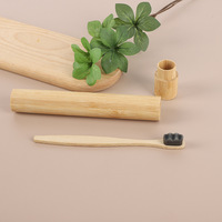 écologique biodégradable jetable portable étui voyage pour brosse à dents naturel usage domestique