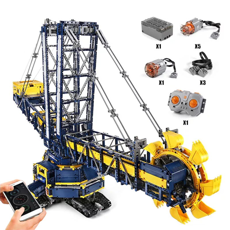 Sentimental Stunning and Unique lego bucket wheel excavator Alibaba
