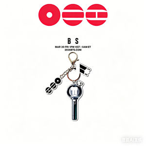 Llavero de plástico y acrílico del CD ARIRANG de la gira mundial 2026 del grupo idol de KPOP <span class=keywords><strong>BTS</strong></span> - Product Image 5