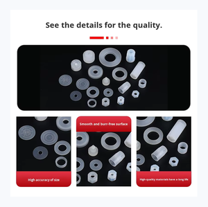 Guarnizione in Plastica Fluorurata PCTFE, Anello di Tenuta per Valvole Automobilistiche Resistente alle Alte Temperature in Politetrafluoroetilene - Product Image 1