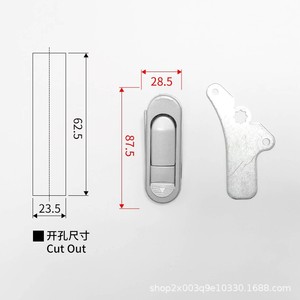 กุญแจล็อคตู้จ่ายไฟ Wenzhou Haozheng รุ่น AB303-1 ผลิตจากอลูมิเนียมอัลลอยด์ ได้รับการรับรองมาตรฐานสำหรับตู้อุตสาหกรรม - Product Image 4