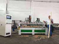 Machine à graver le bois CNC 3d, 8 têtes, fraiseuse, appareil pour la Production en vrac