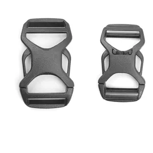 Plastic Dual Adjustable Buckle For Backpack Straps Luggage Outdoor Sports Bag Buckle Travel Buckle Accessories