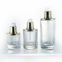Bouteille de parfum vide en forme de boule 30ml 50ml 100ml avec bouchon à bille magnétique argent et or avec pompe de pulvérisation