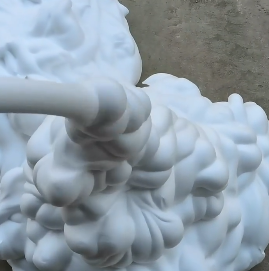 عامل رغوة خرسانة خفيف الوزن من قرص العسل ، وكيل رغوة خرسانية من البوليمر والبروتين ، وكيل رغوة كتلة Clc للبيع - Product Image 3