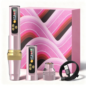 ราคาขายส่ง ปากกาสักคิ้วถาวรแบบปรับระดับได้ แบตเตอรี่คู่ เครื่องสักลาย - Product Image 4