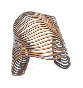 Quality Handicrafts Gold-Plated & Brass Metal Wire Cuff Bracelet summer festival Manufacturer from India Gift <b>for</b> woman <b>man</b> girl - Product Image 3