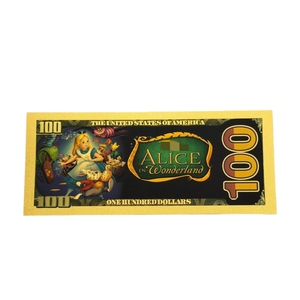 2026 America <strong>Alice</strong> <strong>in</strong> <strong>Wonderland</strong> Banknote <strong>in</strong> 24K Gold Plated for Gifts - Product Image 4