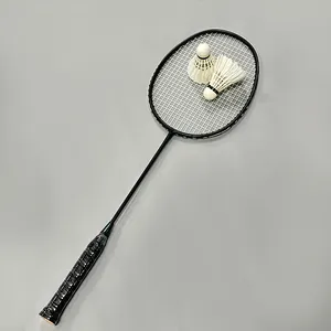Raket Badminton seimbang profesional, kualitas Premium untuk penggemar olahraga