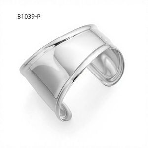 Pulsera Amy Fashion B1039 de aleación de zinc chapada en plata, geométrica, clásica, regalo de joyería para mujer - Product Image 1