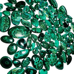 Haute qualité 100% naturel Malachite Cabochon poli à la main pierre précieuse en vrac pour la fabrication de bijoux en gros Lot fait à la main - Product Image 1