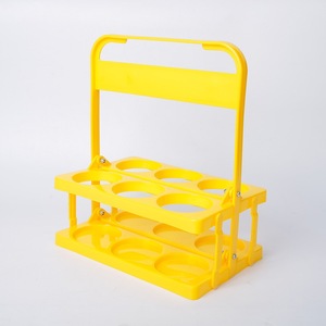 Porte-bouteilles pliable en plastique pour bars et pubs, panier à champagne portable pour 6 bouteilles, porte-<span class=keywords><strong>vin</strong></span> <span class=keywords><strong>de</strong></span> haute qualité - Product Image 2