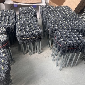 <span class=keywords><strong>Brosse</strong></span> abrasive en fil de SiC de qualité industrielle/DIY pour le polissage et l'ébavurage des corps de soupape en aluminium – Nettoyage des trous ronds OEM 1 Diamètre - Product Image 6