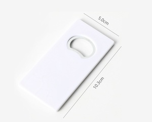 Custom Size Metal Stainless Steel Blank Business Credit Card Bottle Opener With logo - Product Image 3