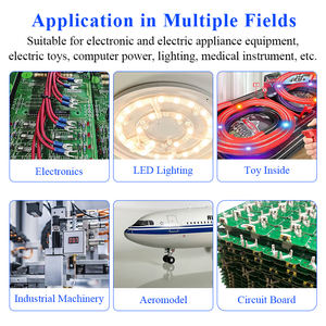 AWM 1007 16Awg 18Awg 20Awg 22Awg 24Awg Cable de conexión flexible trenzado 80 ℃ 300V Cable de alambre electrónico trenzado recocido de PVC - Product Image 4