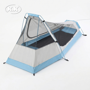 Tente de randonnée ultralégère pour 1 personne Kawagebo Kamp (KK) 1,14 kg / 2,5 lb PU 6000 15D Nylon pour la randonnée en plein air - Product Image 3