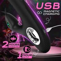 Gode vibrant serpent réaliste 4 en 1 Jouets sexuels pour adultes Stimulation anale clitoridienne vaginale Vibrateur lapin pour femmes Plaisir sexuel