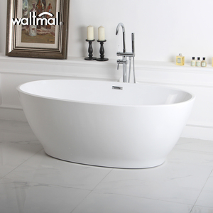 <span class=keywords><strong>Waltmal</strong></span> 圆形便宜浴缸优质丙烯酸室内白色丙烯酸形浴缸 WTM-02576 - Product Image 2