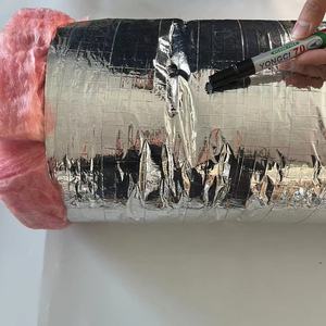 R4/ R6/ R8 HVAC เงินยืดหยุ่นฉนวนท่อไฟเบอร์กลาสท่อยืดหยุ่น - Product Image 6