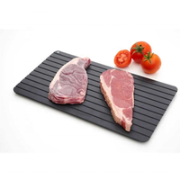 Plaque de décongélation automatique de la viande congelée de cuisine, plaque de décongélation naturelle, plaque de décongélation