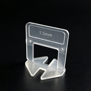 Système d'entretoises pour carrelage : Clips et cales en plastique réglables pour le nivellement des carreaux de porcelaine et de céramique, pour sols et murs, usage professionnel (appartements, entrepreneurs) - Product Image 1
