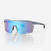 Nouvelles Lunettes de Cyclisme Sportives Colorées, Lunettes de Protection Anti-Vent, Lunettes de Soleil Sportives à Film Réel, Vente en Gros d'Usine pour Hommes