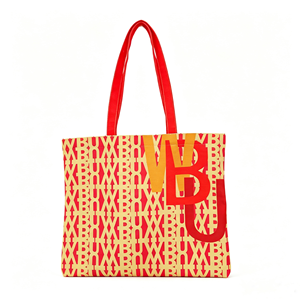 High Strength Polyester Canvas Tote Bag With Reinforced Handle Custom Printed for <b>Trade</b> Show Exhibition <b>Shopping</b> Travel - Product Image 3
