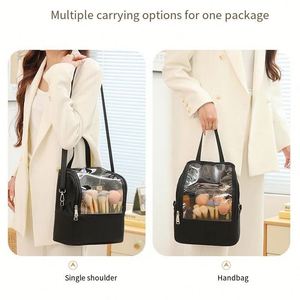 Bolsa de Maquillaje Transparente, de Gran Capacidad, Impermeable, para Cosméticos - Product Image 2