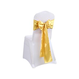 Spandex Chair Sashes Polyester 100pcs Wedding Chair Ribbon <b>Tie</b> <b>Back</b> Bow for Chair Cover - Product Image 3