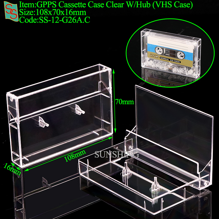 Boîte de cassette VHS avec hub G26A