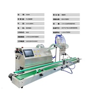 Machine de remplissage automatique à 4 têtes à pression négative pour savon liquide moussant, liqueur et bière