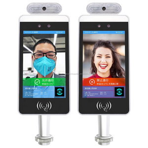 Cámara de temperatura de reconocimiento facial AI escáner de temperatura corporal infrarroja sin contacto para entrada - Product Image 1