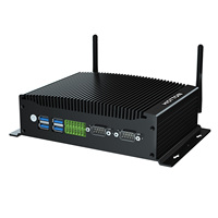 Mini PC Industrial sin Ventilador Intel Core I7-10510U, Máximo 64 GB de RAM DDR4, Ethernet Gigabit Dual, Pantalla Triple 4K, Compatible con Win10/11 y Linux