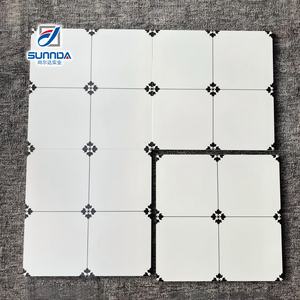 Azulejos de Cerámica de Alta Calidad y Precio Económico de Foshan para Decoración de Pisos de Cocina, Estilo Mosaico Floral, Azulejo Mate Antideslizante - Product Image 6